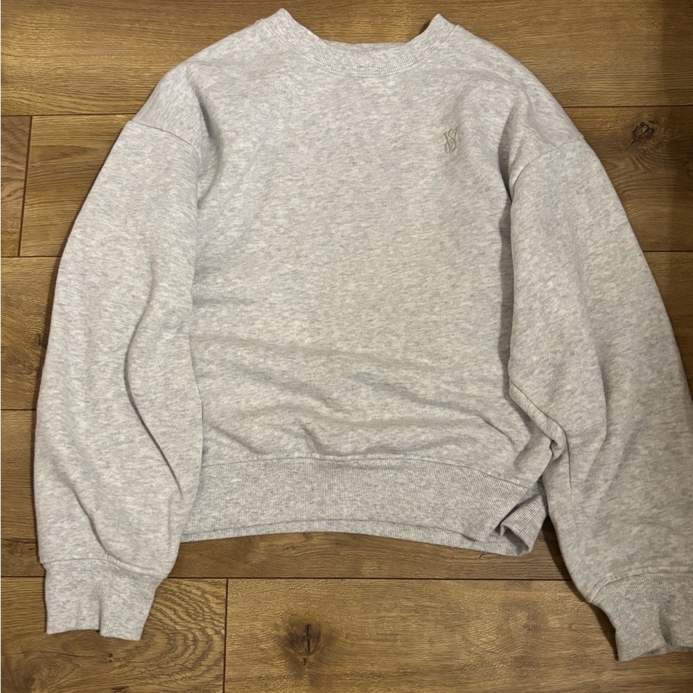 Victoria's Secret Light Gray Crewneck Sweater